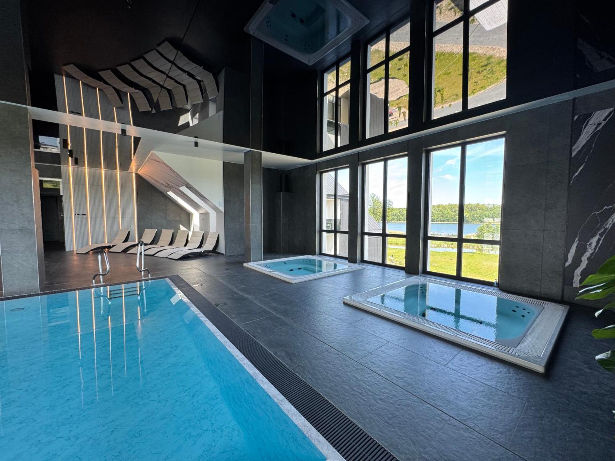Natural Hotel-Ostroda-Basen, Spa Na III Kondygnacji-Pokoje Wellness Z Saunami エクステリア 写真